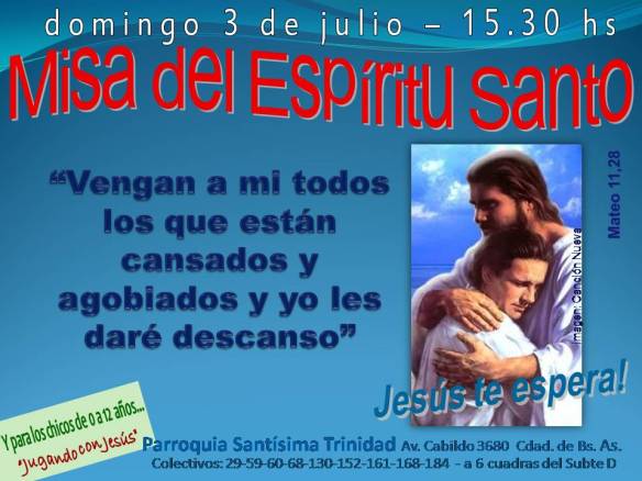Invitacion misa Julio 2011