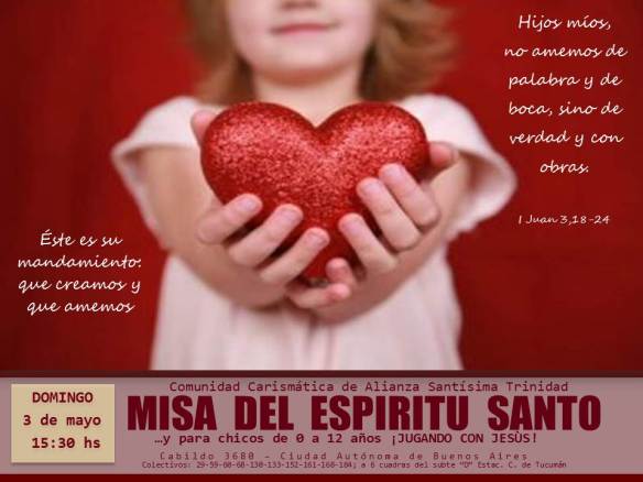 Invitación domingo 3 de mayo 2015